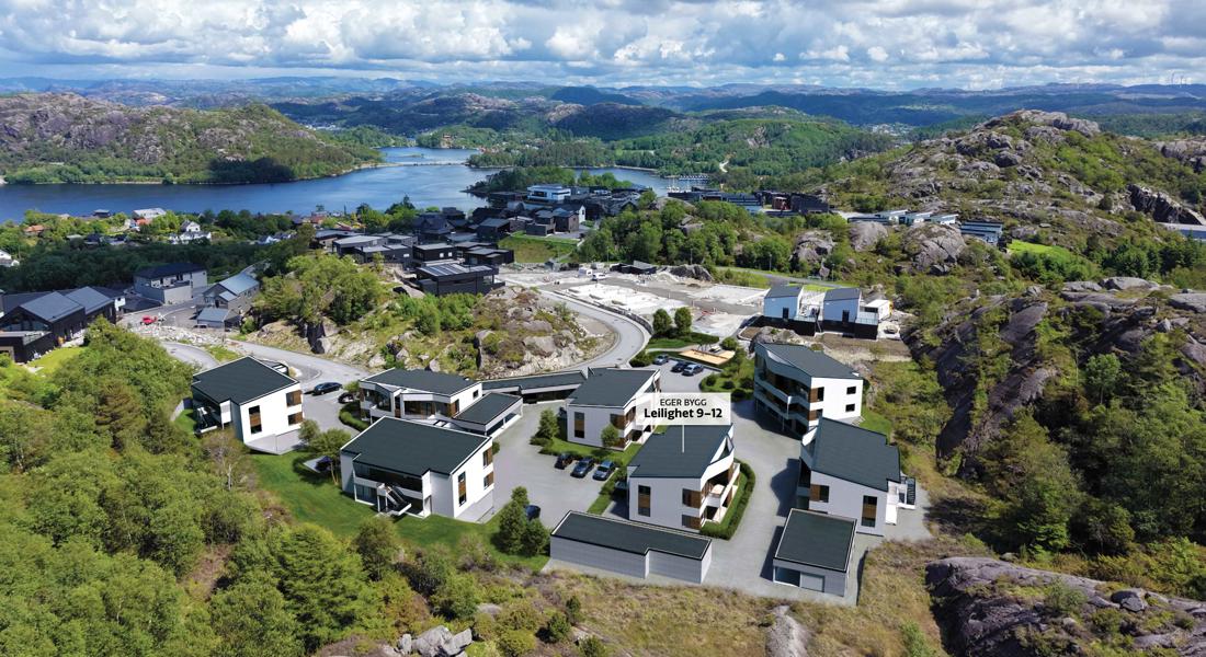 Leiligheter 9–12 Ovre Leidlandshagen Markeringer